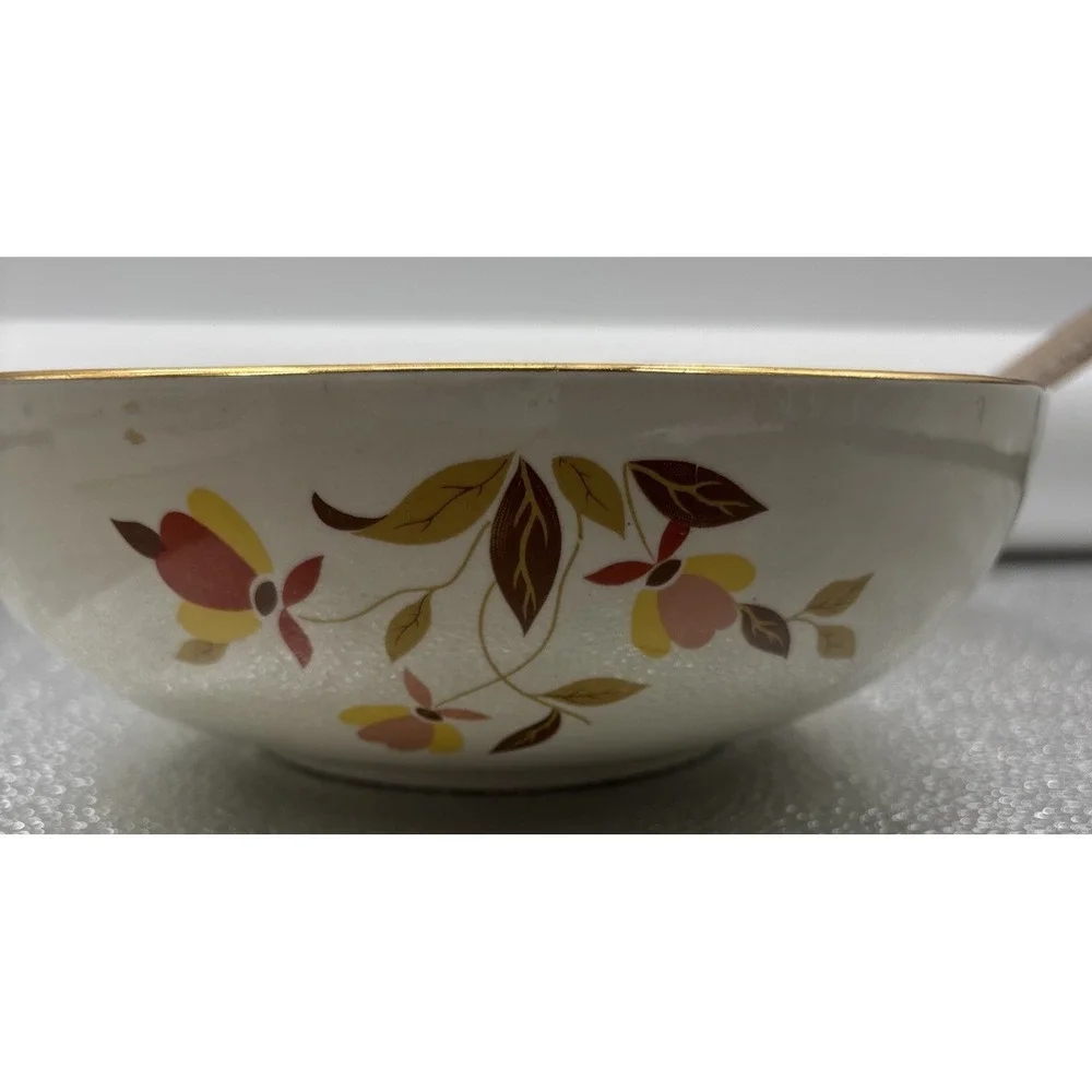 Vintage Hall's Superior Kitchen Ware AUTUMN‎ LEAF 9